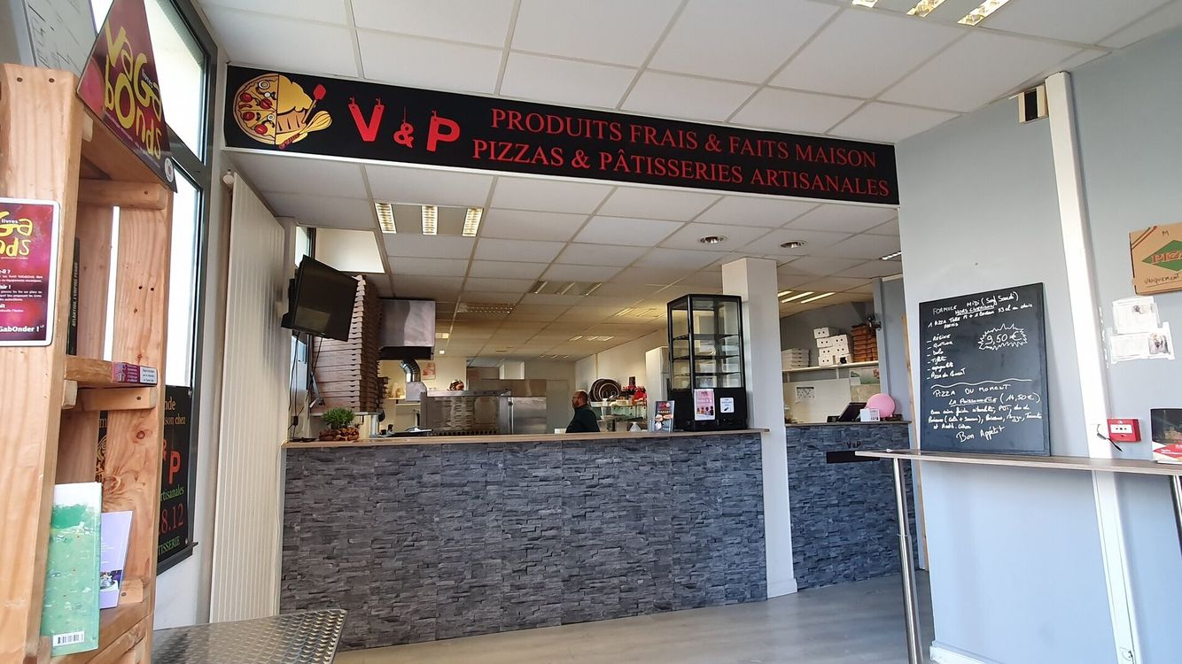 Photo de l'intérieur de la pizzeria